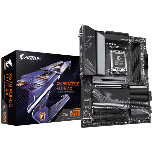 Gigabtye Motherboard X670 AORUS ELITE AX