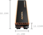 ⁦هارد ADATA LEGEND 960 MAX SSD NVMe Gen4 with Heatsink داخلي⁩ - الصورة ⁦3⁩
