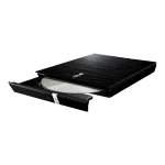 ⁦قارئ اقراص ASUS SDRW 08D2S U-LITE DVD-RW اسود وابيض⁩ - الصورة ⁦2⁩