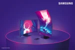 ⁦شاشة سامسونج SAMSUNG Odyssey Ark 4K UHD مقاس 55 بوصة منحنية⁩ - الصورة ⁦2⁩