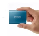 ⁦قرص صلب خارجي Samsung T5 External SSD اسود 250GB⁩ - الصورة ⁦3⁩