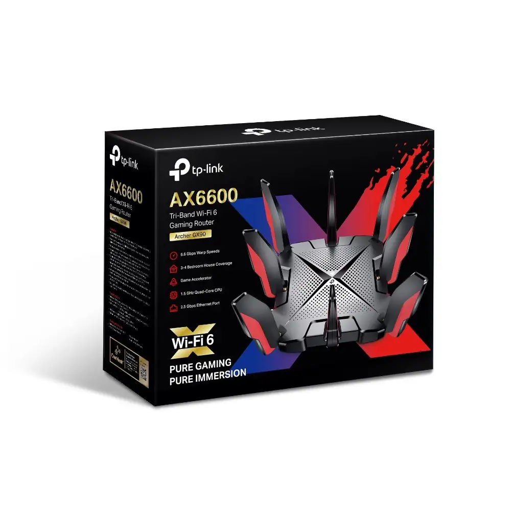 TP-Link Archer GX90 AX6600 Gaming Router TP-Link Archer GX90 AX6600 Gaming Router