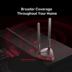 ⁦لاقط وايرلس وبلوتوث TP-Link Archer TX300E Wi-Fi & Bluetooth 5.2⁩ - الصورة ⁦5⁩