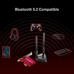 ⁦لاقط وايرلس وبلوتوث TP-Link Archer TX300E Wi-Fi & Bluetooth 5.2⁩ - الصورة ⁦6⁩