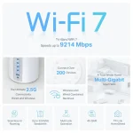 ⁦راوتر اسطواني TP-Link Deco BE65 BE9300 بتغطية واسعة⁩ - الصورة ⁦5⁩