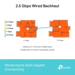 ⁦راوتر اسطواني TP-Link Deco BE65 BE9300 بتغطية واسعة⁩ - الصورة ⁦7⁩