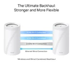 ⁦راوتر متطور TP-Link Deco BE85 BE19000 لتغطية وسرعة كبيرة⁩ - الصورة ⁦10⁩