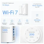 ⁦راوتر متطور TP-Link Deco BE85 BE19000 لتغطية وسرعة كبيرة⁩ - الصورة ⁦4⁩