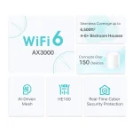⁦راوتر تي بي لينك TP-Link Deco X50 AX3000 3-Pack تغطية كبيرة⁩ - الصورة ⁦4⁩
