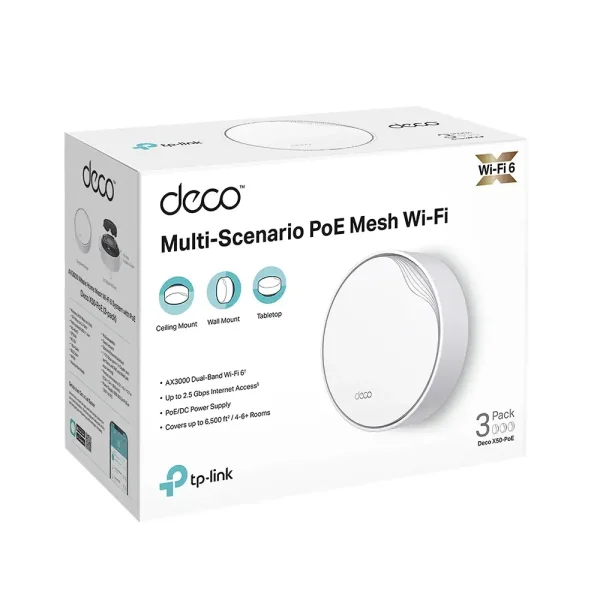 TP-Link Deco X50-POE AX3000 3-Pack