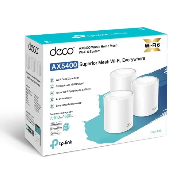 TP-Link Deco X60 AX5400 3-Pack