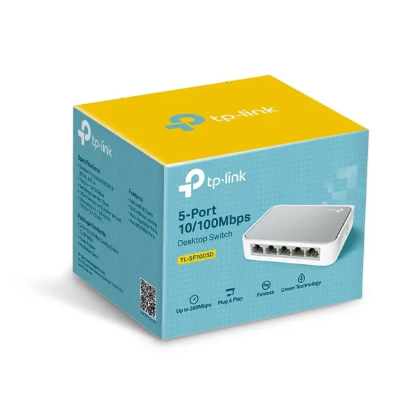 TP-Link TL-SF1005D 5-Port 10100Mbps Desktop Switc
