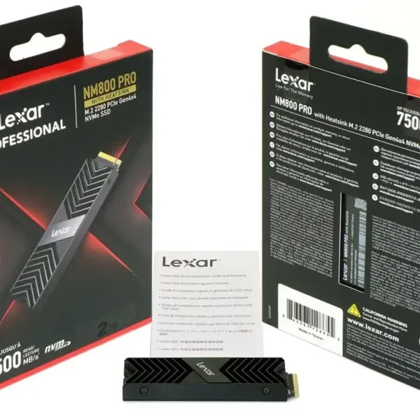 Lexar NM800 with Heatsink NVMe
