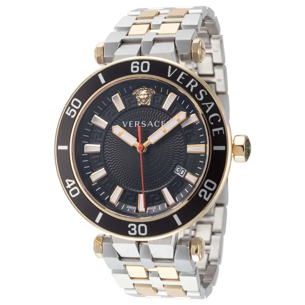 Versace Greca Sport (1) ساعة فيرزاتشي Versace Greca Sport رجالي سويسري 43mm - الصورة 1