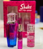 بكج شاليز ثلاثي Shalis عطر  100ml+ سبلاش88ml + عطر شعر 30ml