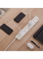 ⁦سيار كهرباء 6 مخارج Belkin مع حماية بطول 1 متر⁩ - الصورة ⁦3⁩