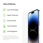 ⁦لاصق شاشة ايفون 14 برو ماكس من Belkin ضد الصدمات⁩ - الصورة ⁦2⁩