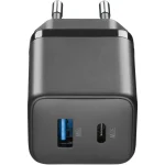 ⁦شاحن سريع بمخرجين Cellularline Charger 30W أسود⁩ - الصورة ⁦2⁩