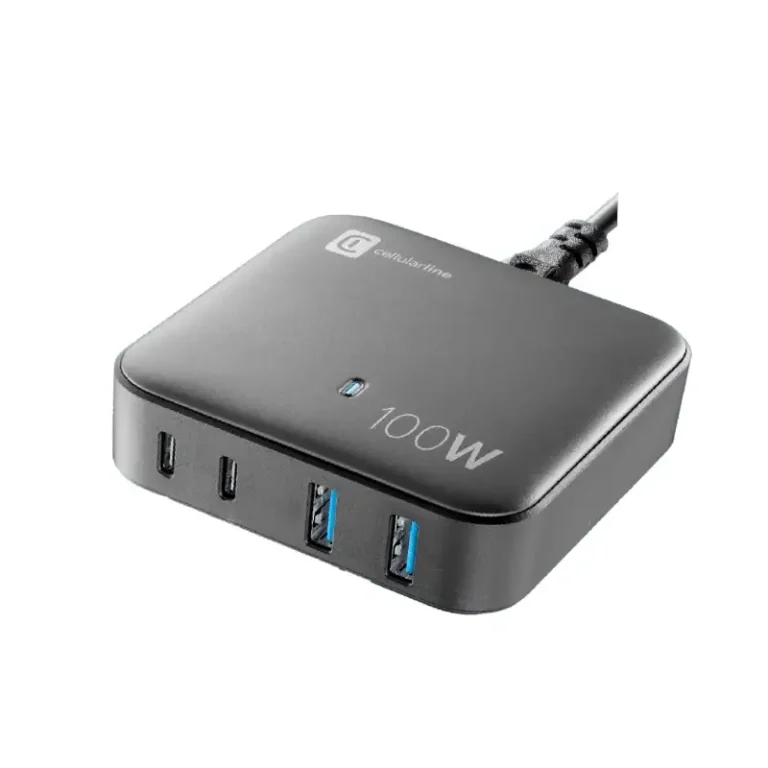 Cellularline Charger 4 Ports Gan 100W