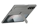 ⁦كفر سيليكون لهاتف Galaxy Z Fold6 أصلي أبيض ورمادي⁩ - الصورة ⁦3⁩