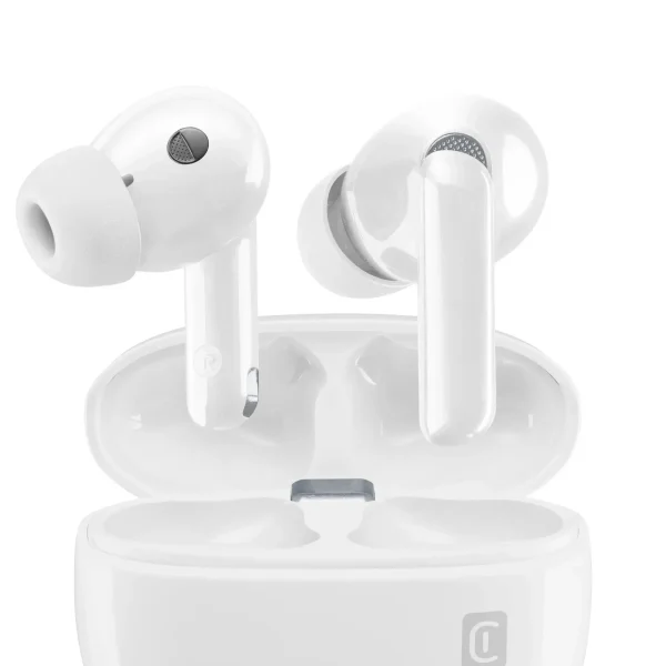 Wireless earphones with charging case and ANC and ENC technology