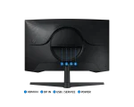 ⁦شاشة سامسونج Odyssey G5 G55C 2K منحنية 165Hz⁩ - الصورة ⁦5⁩