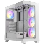 ⁦كيس كومبيوتر انتيك Antec CX300 ARGB أسود وأبيض وتبريد مائي⁩ - الصورة ⁦2⁩