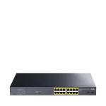 CUDY 16-GbE PoE Switch with 2 Uplink SFP