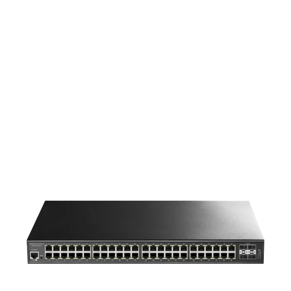 CUDY 48-GbE PoE L2 Managed Switch with 4-SFP+