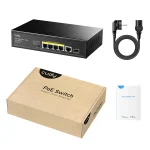 ⁦سويتش شبكة CUDY 5-Port Gigabit PoE+ Switch with 1 SFP⁩ - الصورة ⁦3⁩