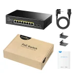 ⁦سويتش شبكة 8 منافذ CUDY 8-GbE PoE Switch with 2 Uplink SFP⁩ - الصورة ⁦3⁩