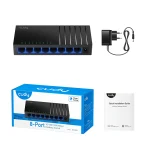 ⁦سويتش شبكة 8 منافذ CUDY 8-Port Gigabit Unmanaged Switch⁩ - الصورة ⁦2⁩