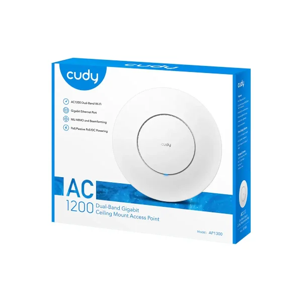 CUDY AC1200 Gigabit Wi-Fi Access Point AP1300