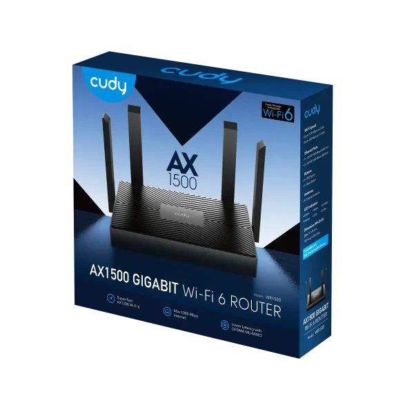 CUDY AX1500 Wi-Fi 6 WR1500