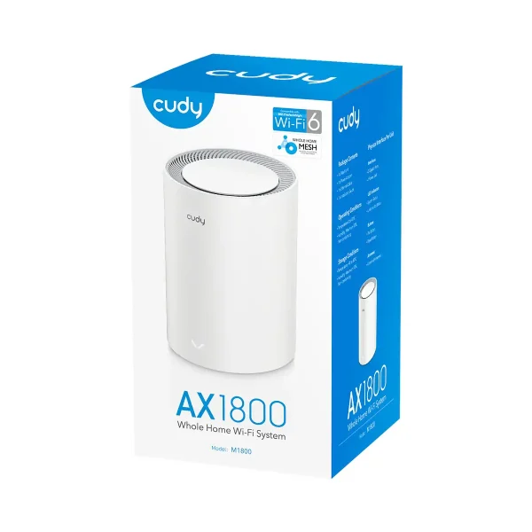 CUDY AX1800 Gigabit Mesh Wi-Fi 6 M1800