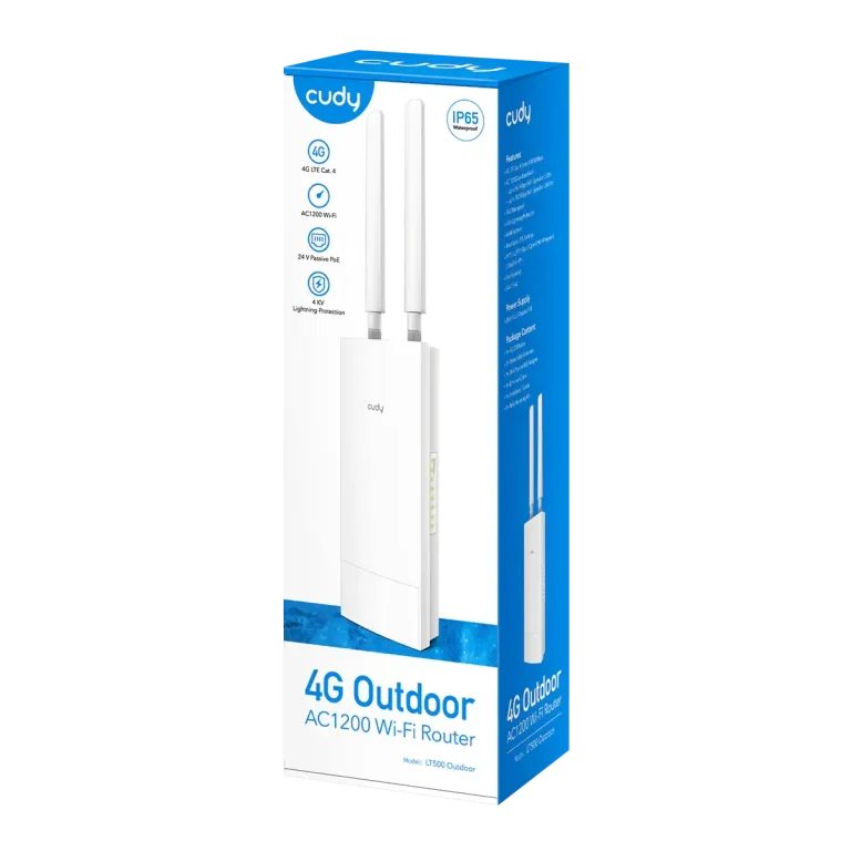 CUDY IndoorOutdoor 4G AC1200 LT500