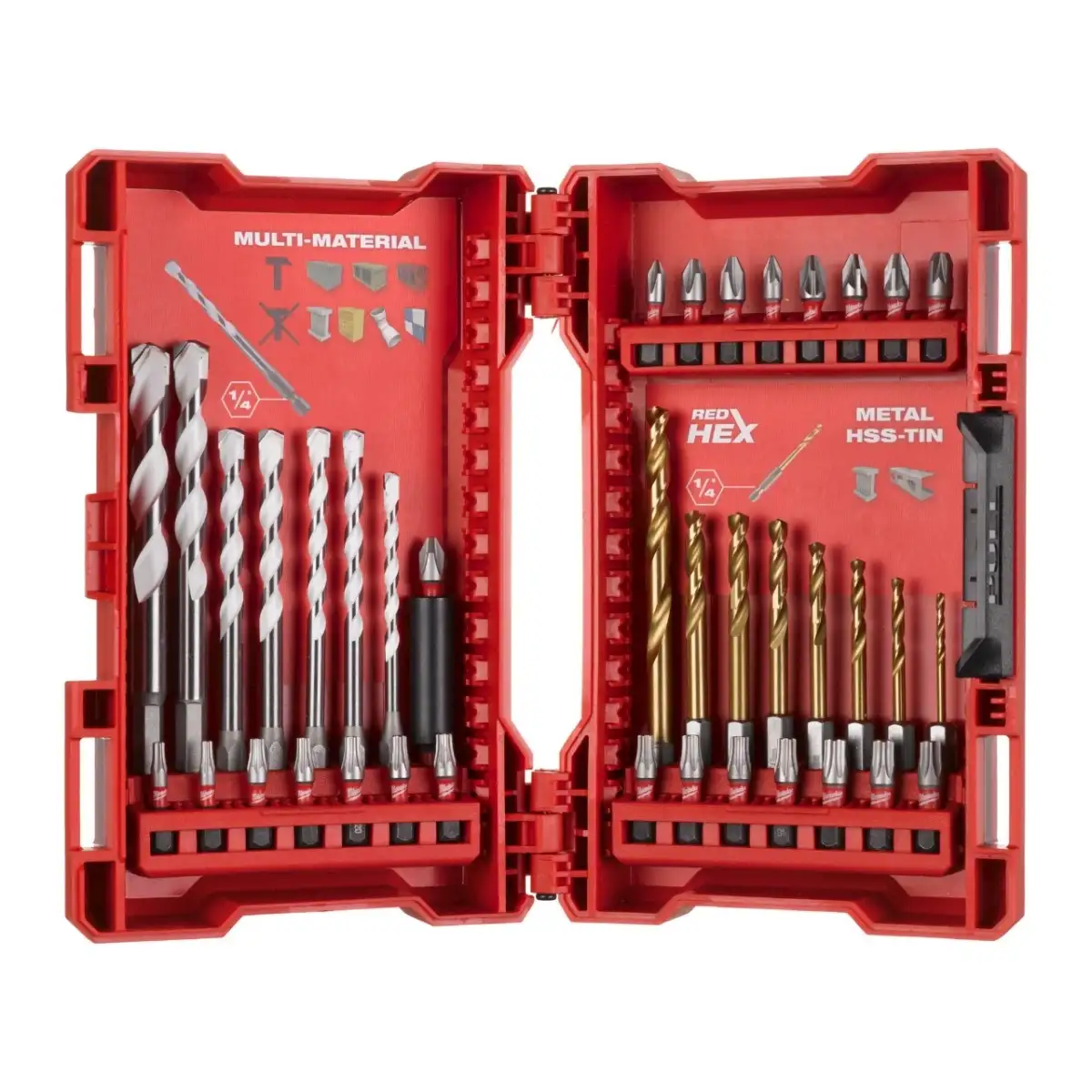 Milwaukee Multi Material & Screw Bit Set Milwaukee Multi Material & Screw Bit Set