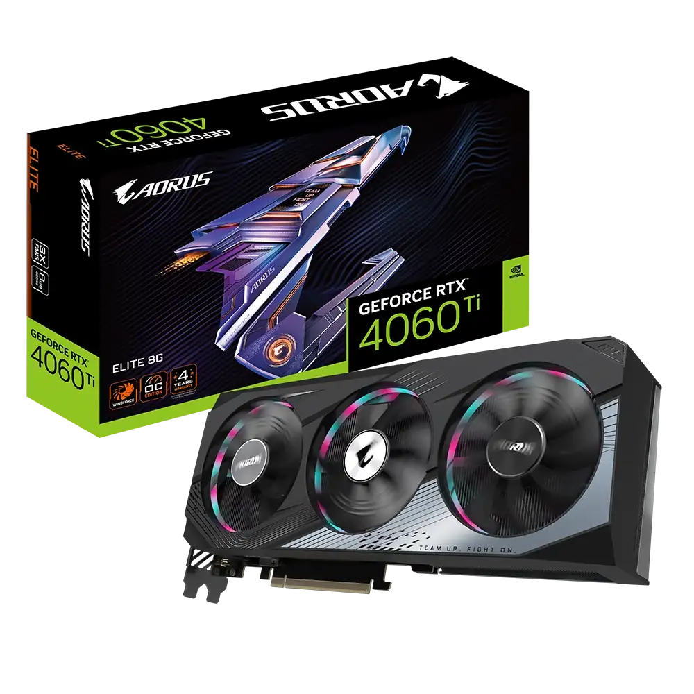 AORUS GeForce RTX™ 4060 Ti ELITE 8G-01 AORUS GeForce RTX™ 4060 Ti ELITE 8G-01