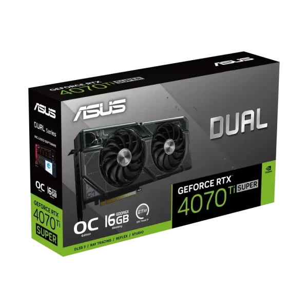 ASUS Dual GeForce RTX 4070 Ti SUPER OC Edition 16GB GDDR6X
