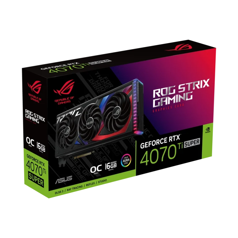 ASUS ROG Strix GeForce RTX 4070 Ti SUPER 16GB GDDR6X OC
