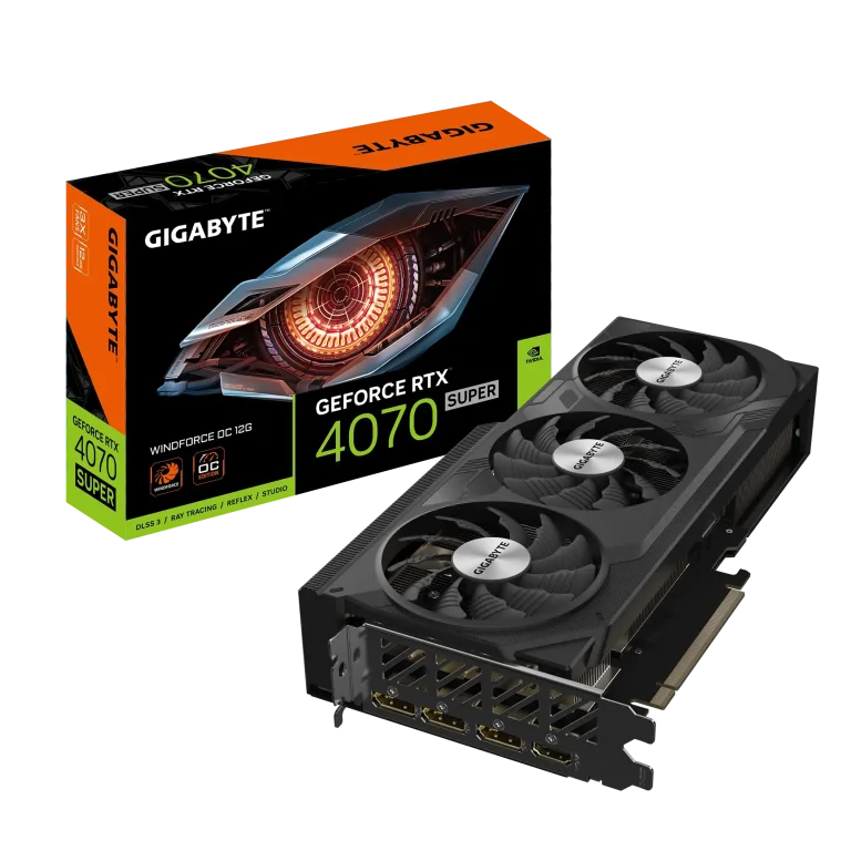 GIGABYTE GeForce RTX 4070 SUPER WINDFORCE OC 12G