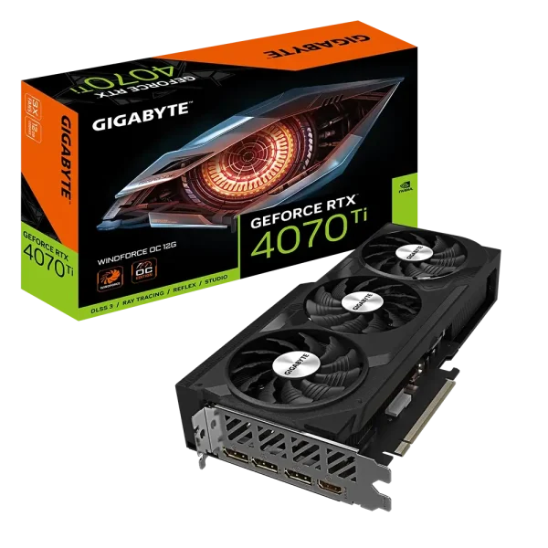 استعد لتجربة ألعاب مذهلة مع GIGABYTE GeForce RTX 4070 Ti WINDFORCE OC 12G! استمتع بأداء قوي وسلس في الألعاب بدقة عالية مع تقنيات NVIDIA DLSS 3 وتتبع الأشعة. تتميز هذه البطاقة بتصميم قوي ونظام تبريد WINDFORCE المتطور للحفاظ على أداء ثابت حتى أثناء الألعاب المكثفة. احصل على تجربة ألعاب لا مثيل لها مع GIGABYTE GeForce RTX 4070 Ti WINDFORCE OC 12G.