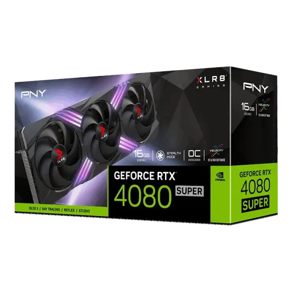 PNY GeForce RTX 4080 SUPER 16GB XLR8 Gaming VERTO EPIC-X Overclocked DLSS 3