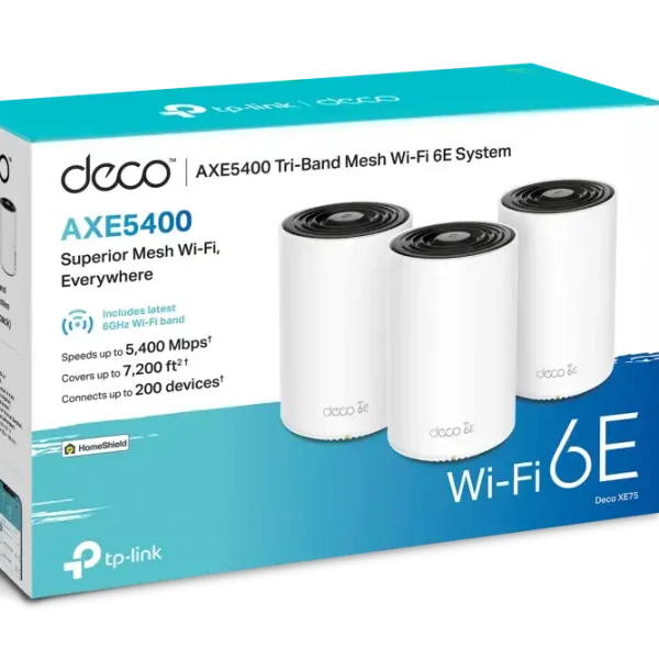 TP-Link Deco XE75 AXE5400 Tri-Band Mesh