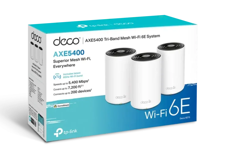 TP-Link Deco XE75 AXE5400 Tri-Band Mesh