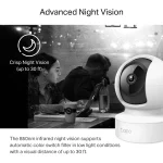 ⁦كاميرا منزلية واي فاي TP-Link Tapo C212 Pan/Tilt Home Security⁩ - الصورة ⁦3⁩