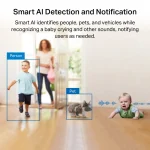 ⁦كاميرا منزلية TP-Link Tapo C225 Pan/Tilt AI Home Security⁩ - الصورة ⁦5⁩