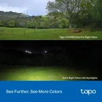 ⁦كاميرا مراقبة متطورة خارجية TP-Link Tapo C325WB ColorPro⁩ - الصورة ⁦5⁩