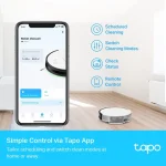 ⁦مكنسة كهربائية TP-Link Tapo RV10 Plus Mop Smart Auto-Empty Dock⁩ - الصورة ⁦3⁩