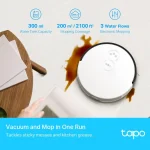 ⁦مكنسة كهربائية TP-Link Tapo RV10 Plus Mop Smart Auto-Empty Dock⁩ - الصورة ⁦5⁩